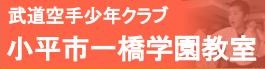 武道空手少年クラブ小平市一橋学園教室、総合格闘技空手道禅道会東京小金井道場